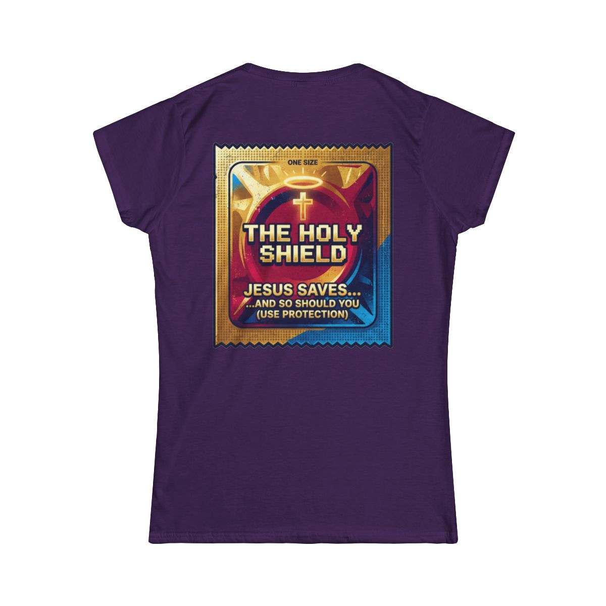 Color: Purple | Good Book Series The Holy Shield Women's Tee