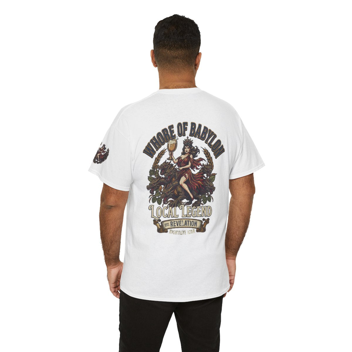 Color: White | Good Book Series Whore of Babylon Premium Graphic Tee