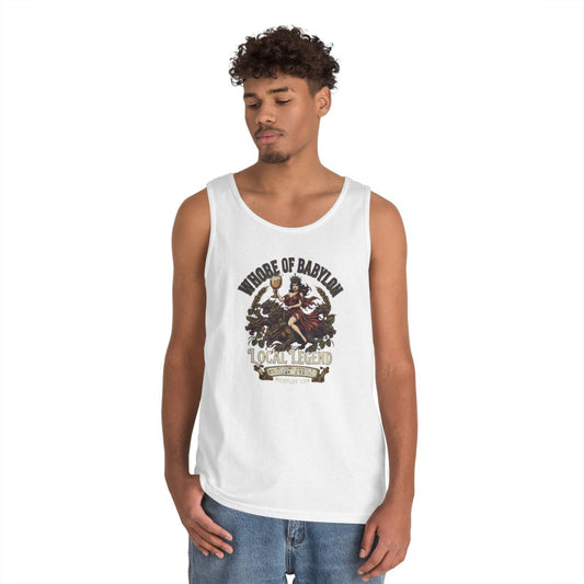 Color: White | Good Book Series Whore of Babylon Tank Top