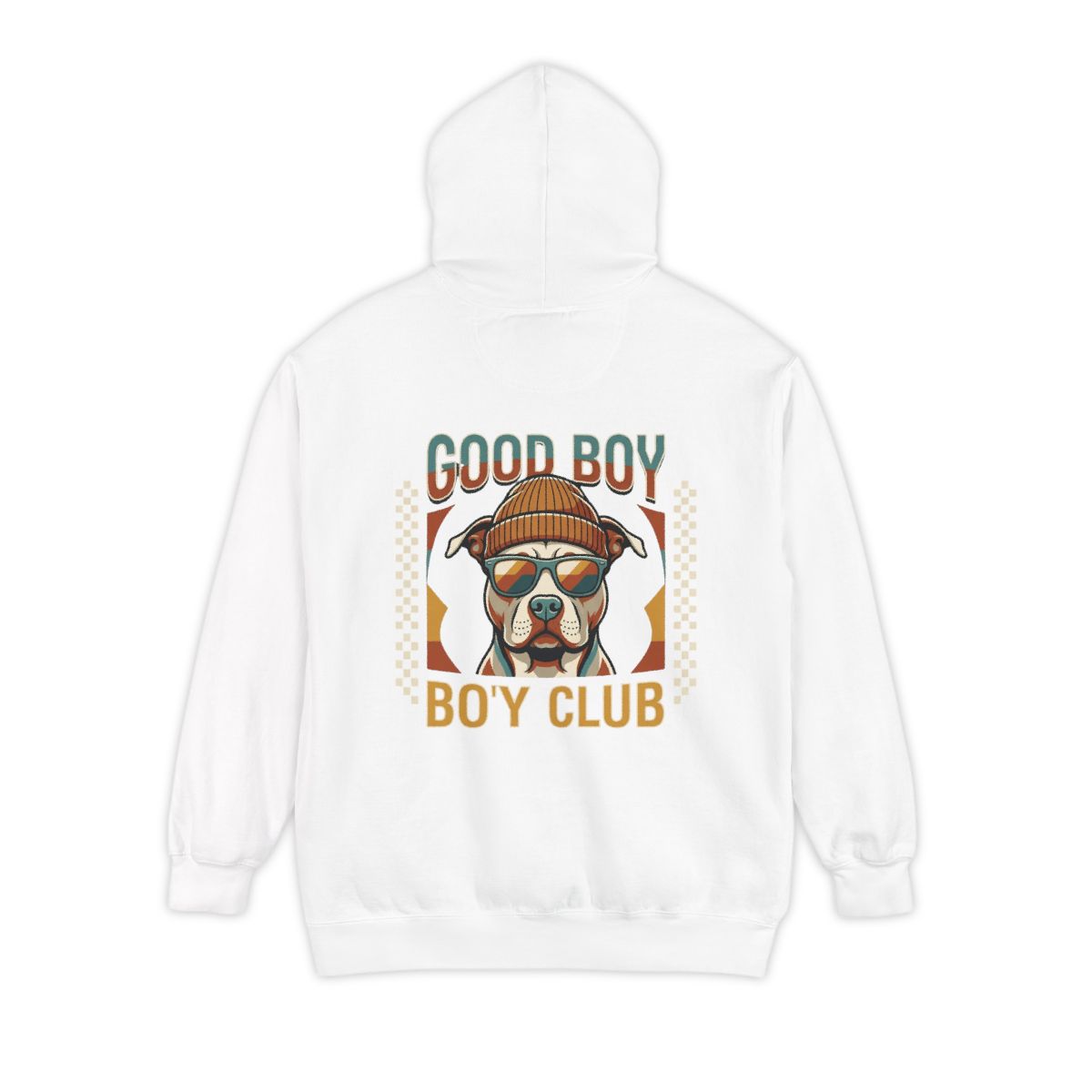 Color: White | Good Boy Bo'y Club Garment-Dyed Hoodie