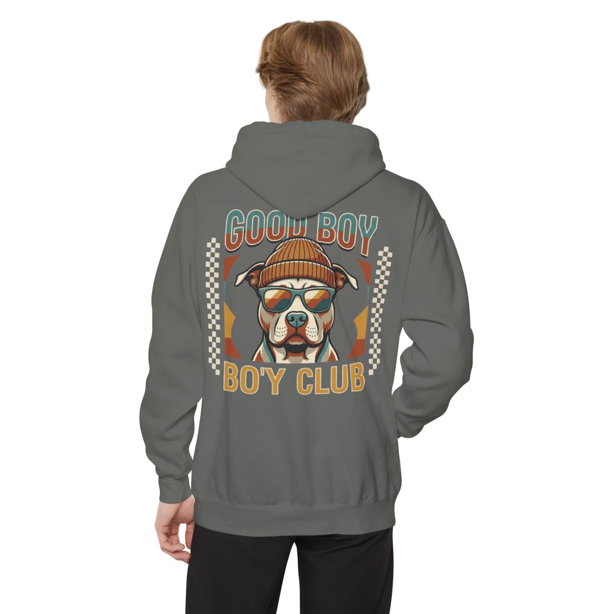 Color: Grey | Good Boy Bo'y Club Garment-Dyed Hoodie