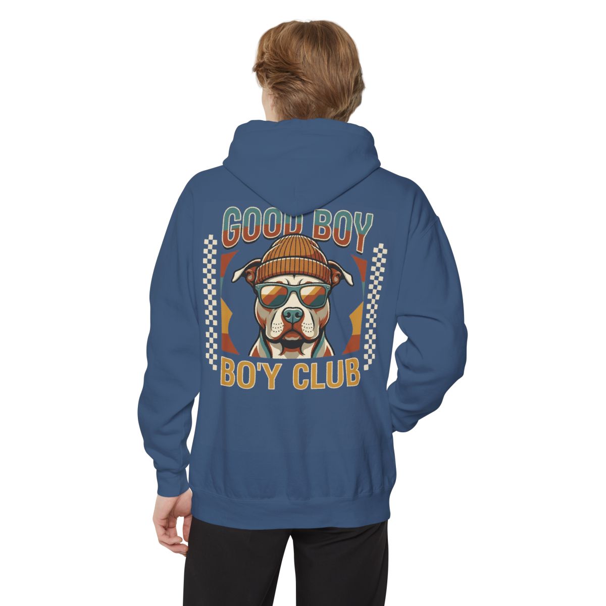 Color: True Navy | Good Boy Bo'y Club Garment-Dyed Hoodie