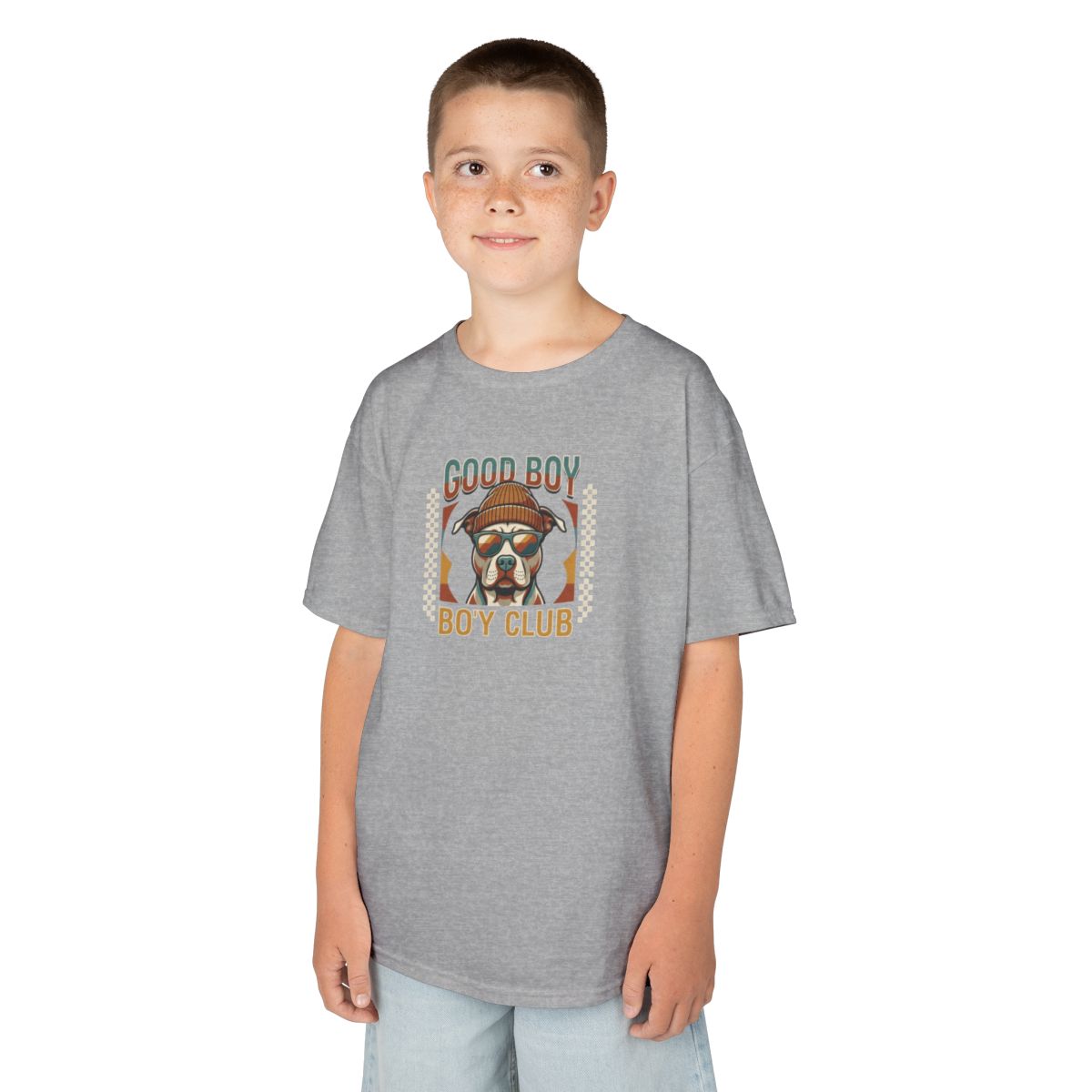 Color: Sport Grey | Good Boy Bo'y Club Kids Tee