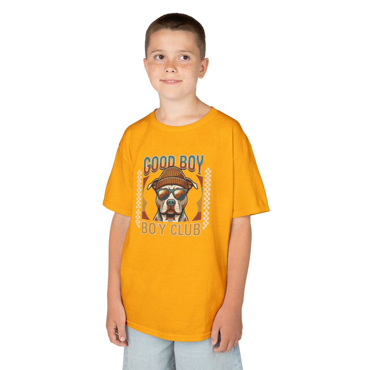 Color: Gold | Good Boy Bo'y Club Kids Tee