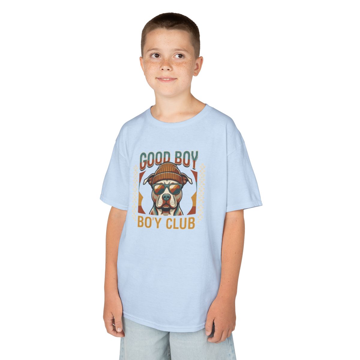 Color: Light Blue | Good Boy Bo'y Club Kids Tee