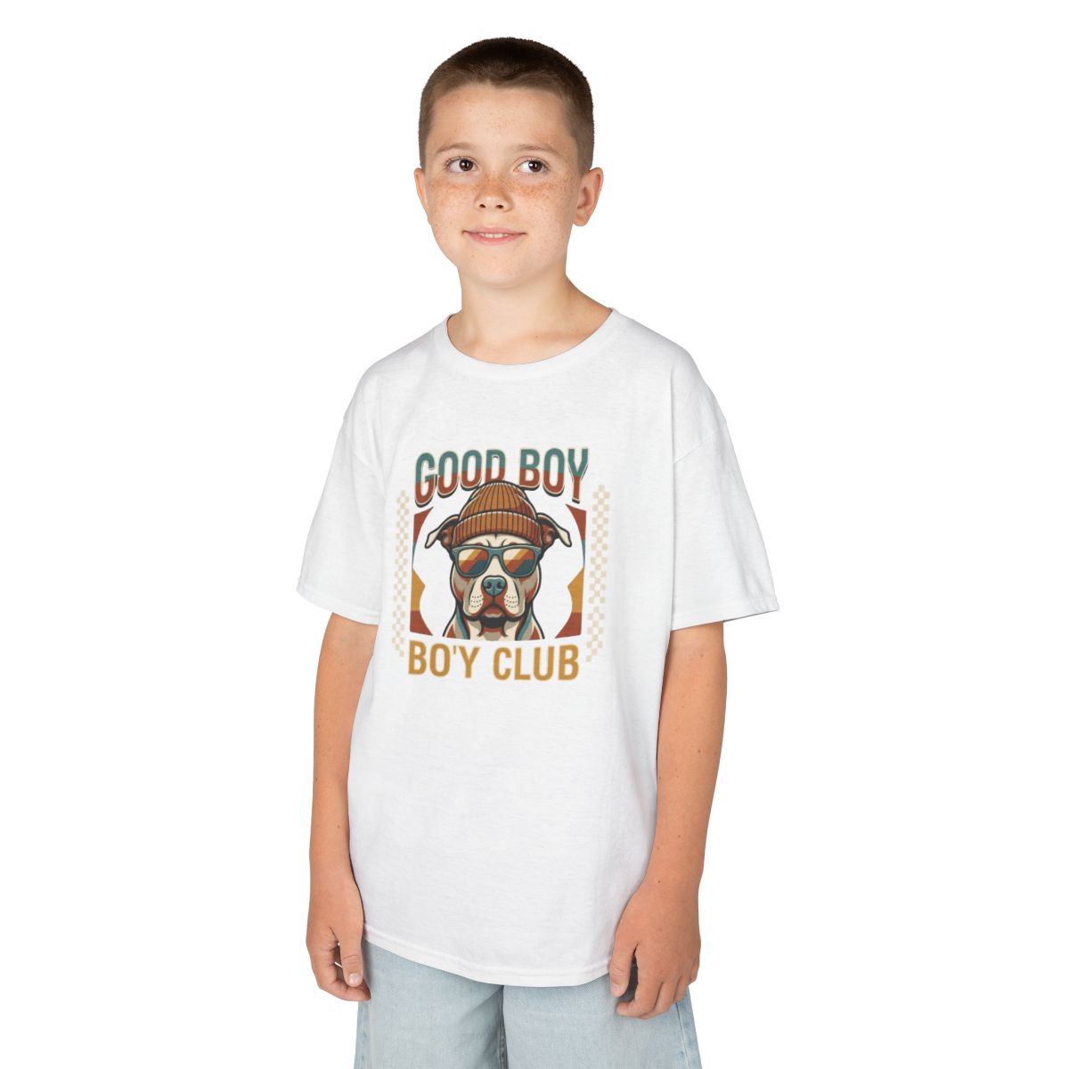Color: White | Good Boy Bo'y Club Kids Tee