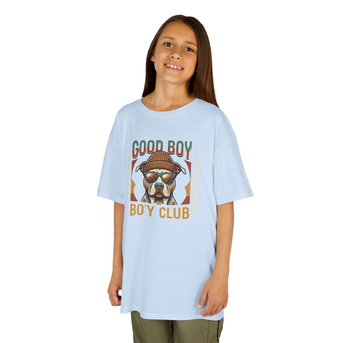 Color: Light Blue | Good Boy Bo'y Club Kids Tee