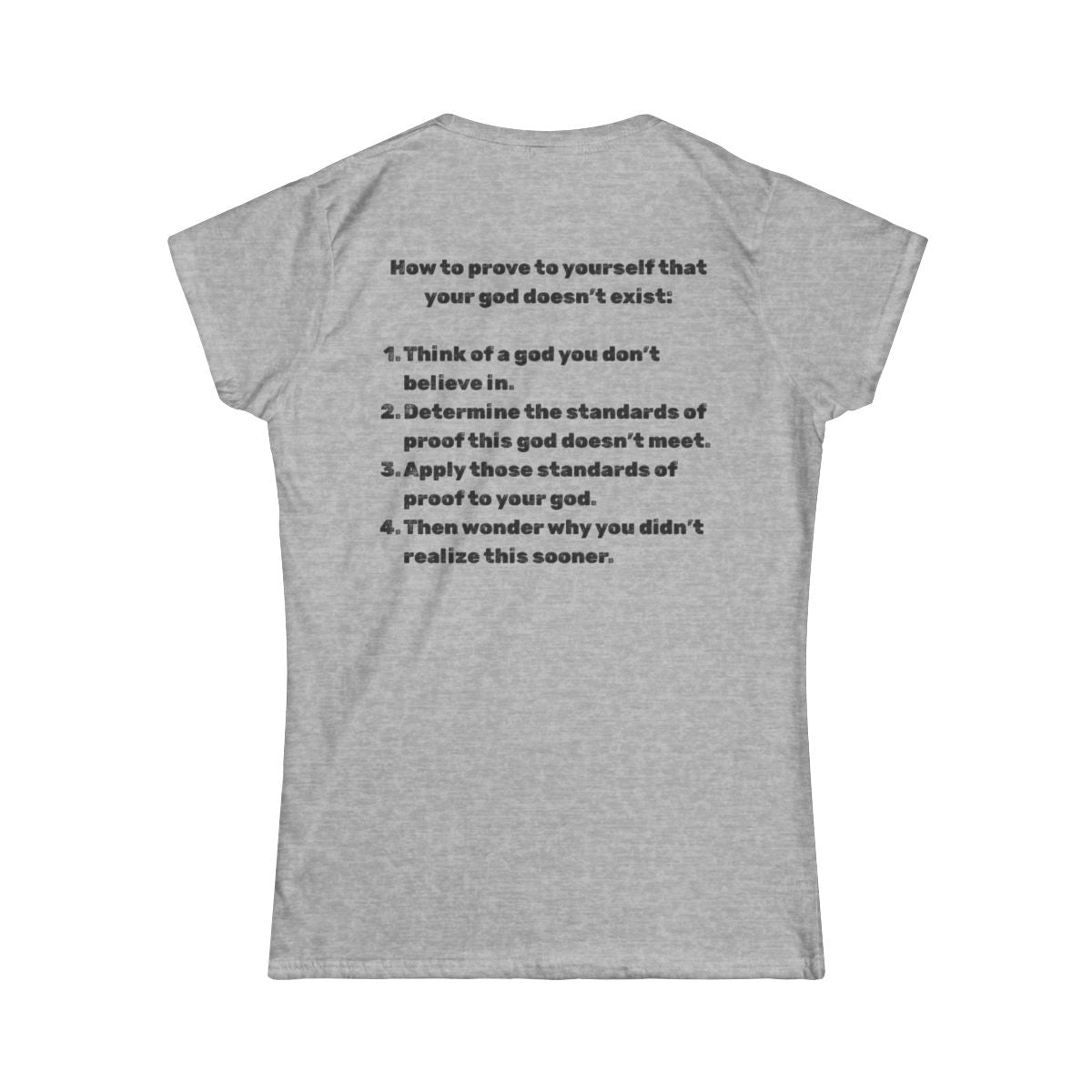 Color: Sport Grey | Good proof Women's Tee