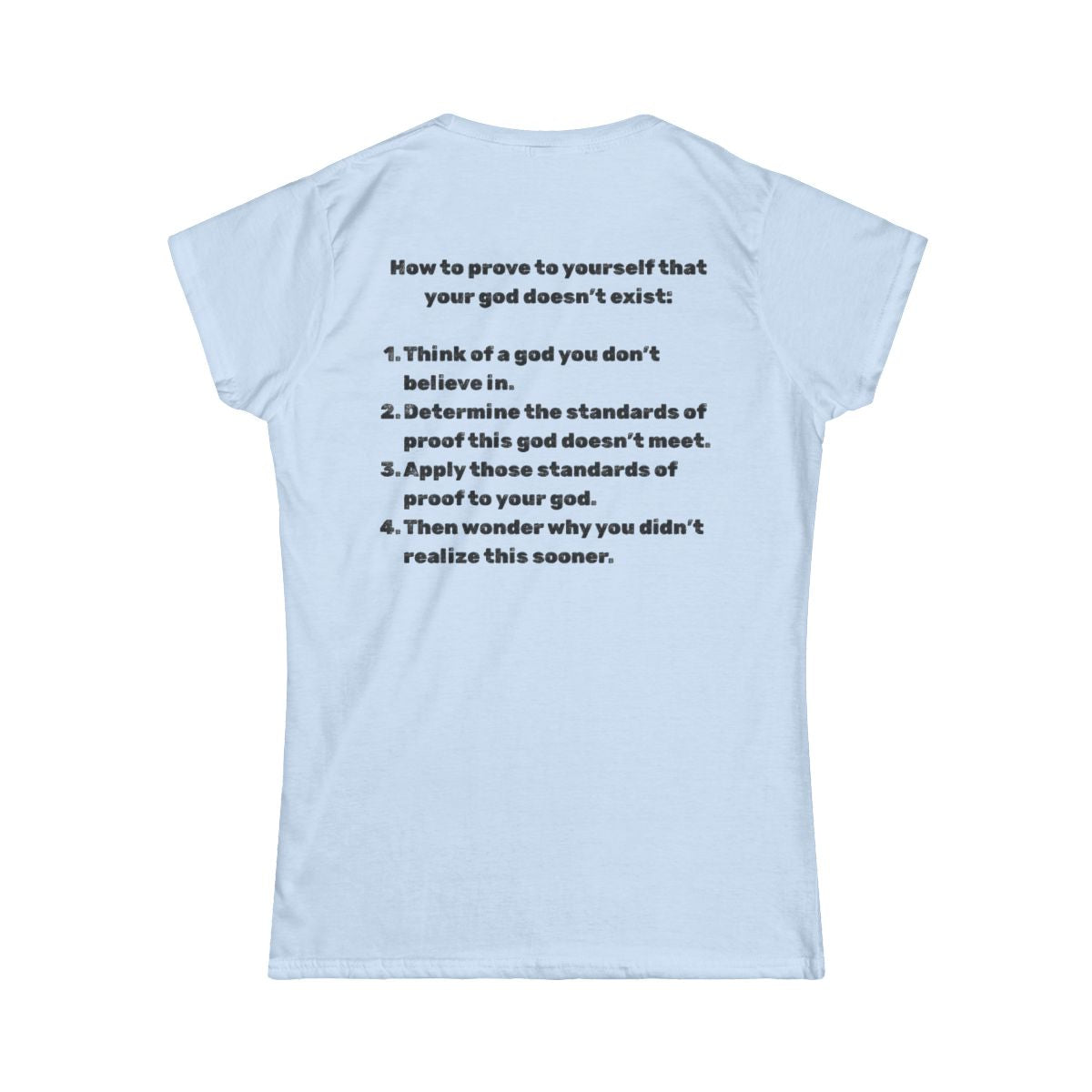 Color: Light Blue | Good proof Women's Tee