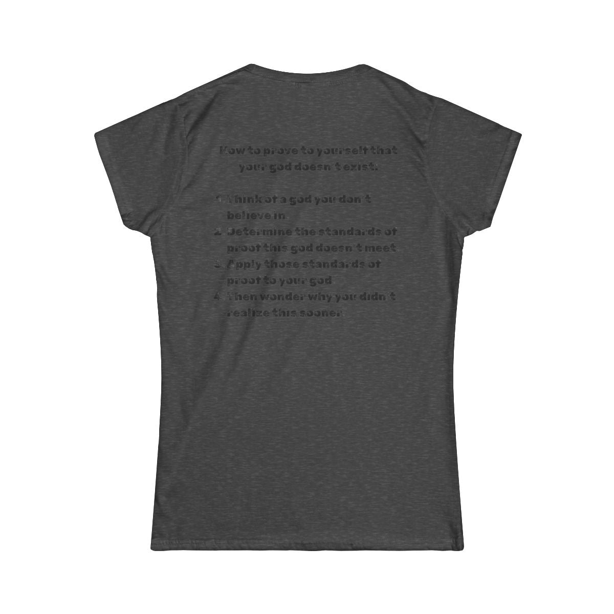 Color: Dark Heather | Good proof Women's Tee