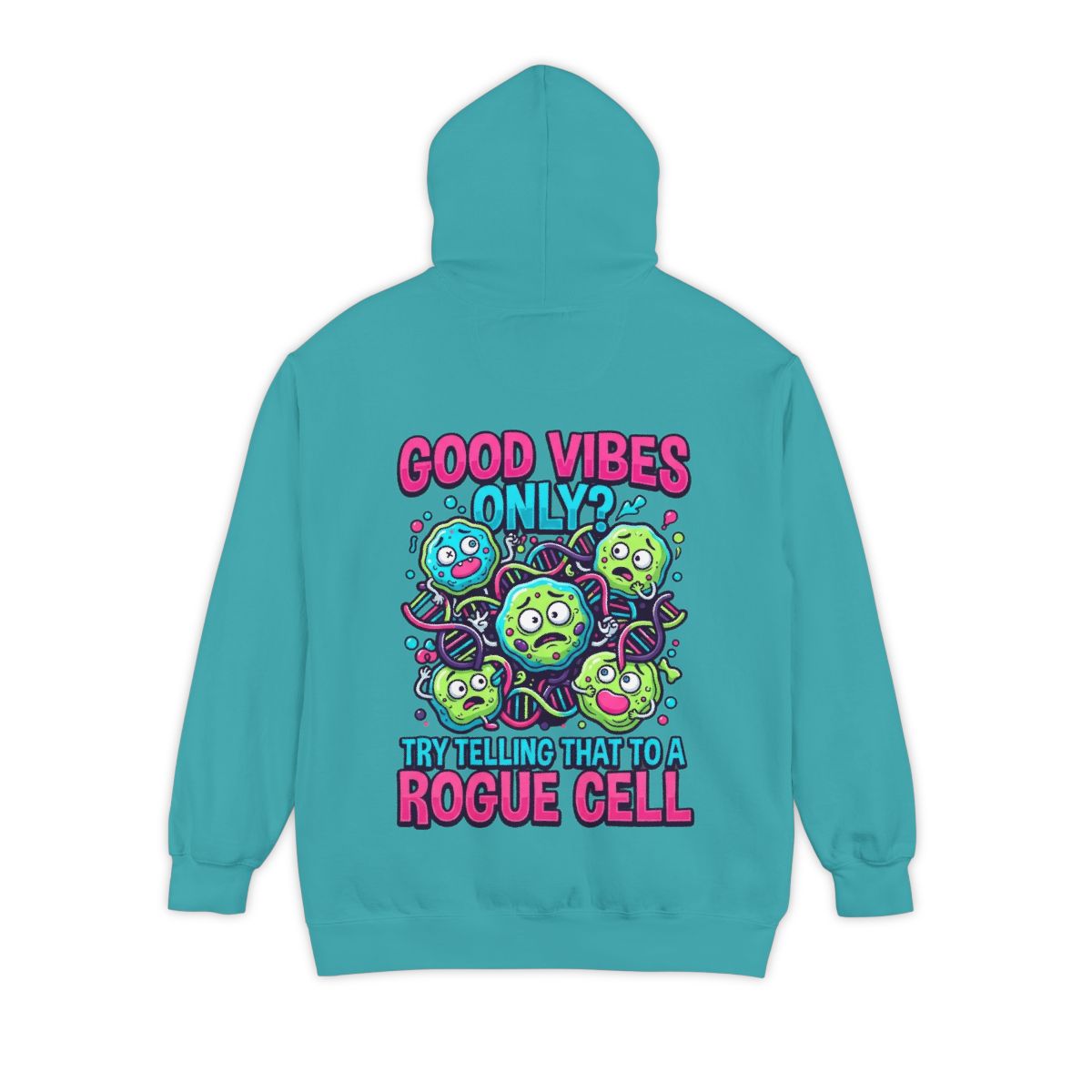 Color: Seafoam | Good Vibes Only Garment-Dyed Hoodie