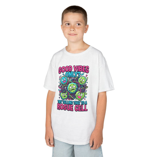 Color: White | Good Vibes Only Kids Tee