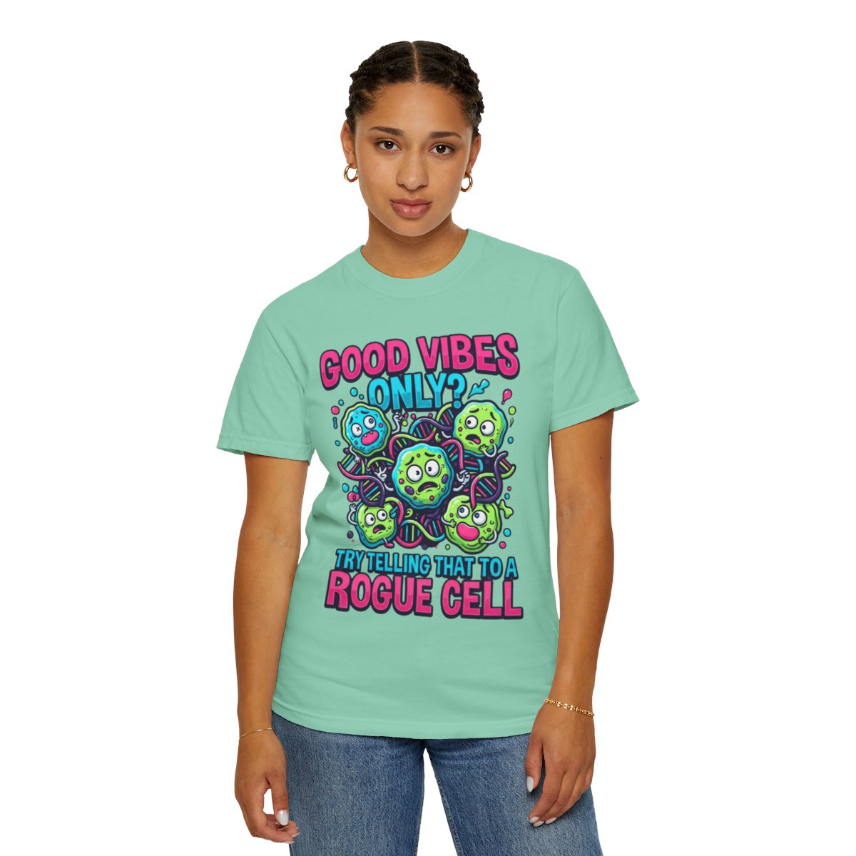 Color: Island Reef | Good Vibes Only Unisex Garment-Dyed Tee