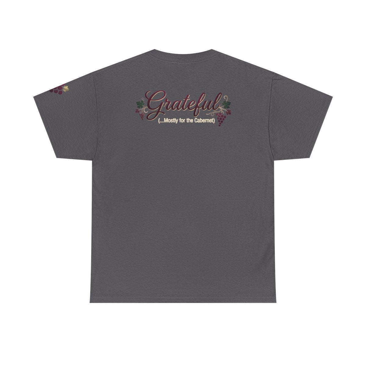 Color: Charcoal | Grateful for the Carbernet Premium Graphic Tee