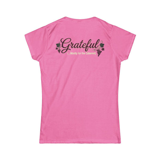 Color: Azalea | Grateful for the Carbernet Women's Tee