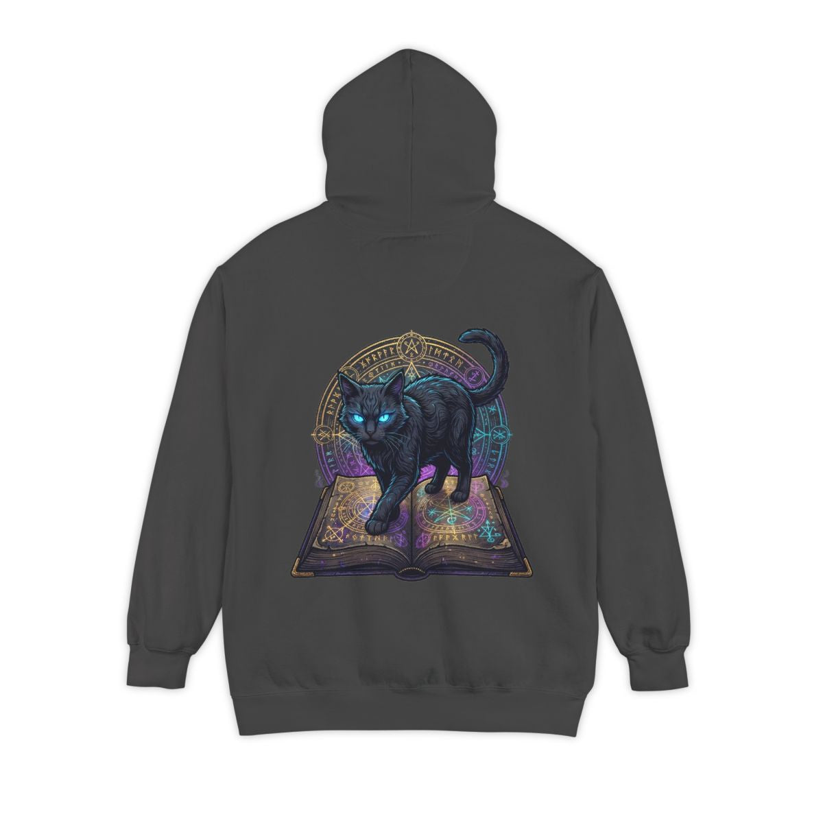Color: Pepper | Guardian of the Book of Shadows Garment-Dyed Hoodie