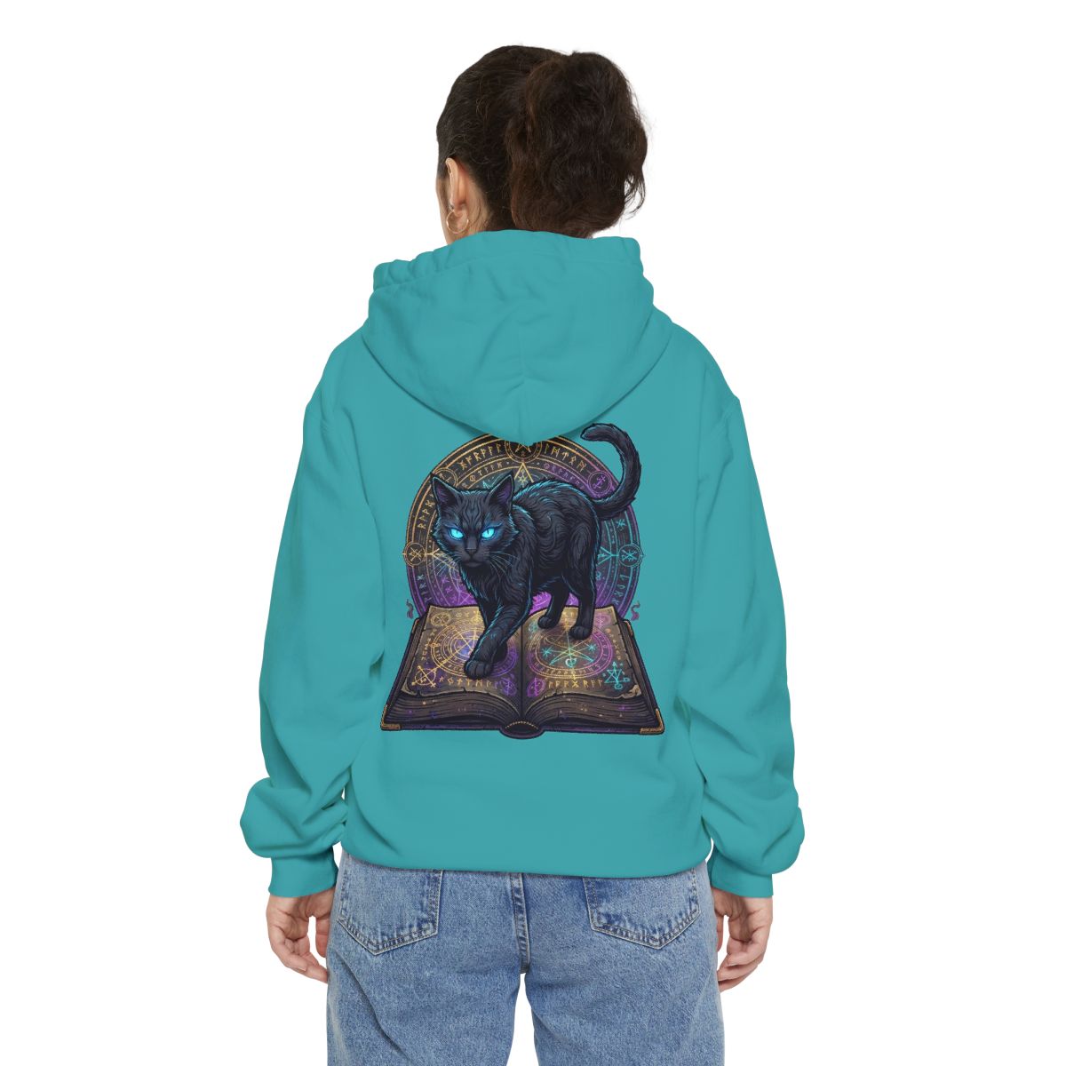 Color: Seafoam | Guardian of the Book of Shadows Garment-Dyed Hoodie