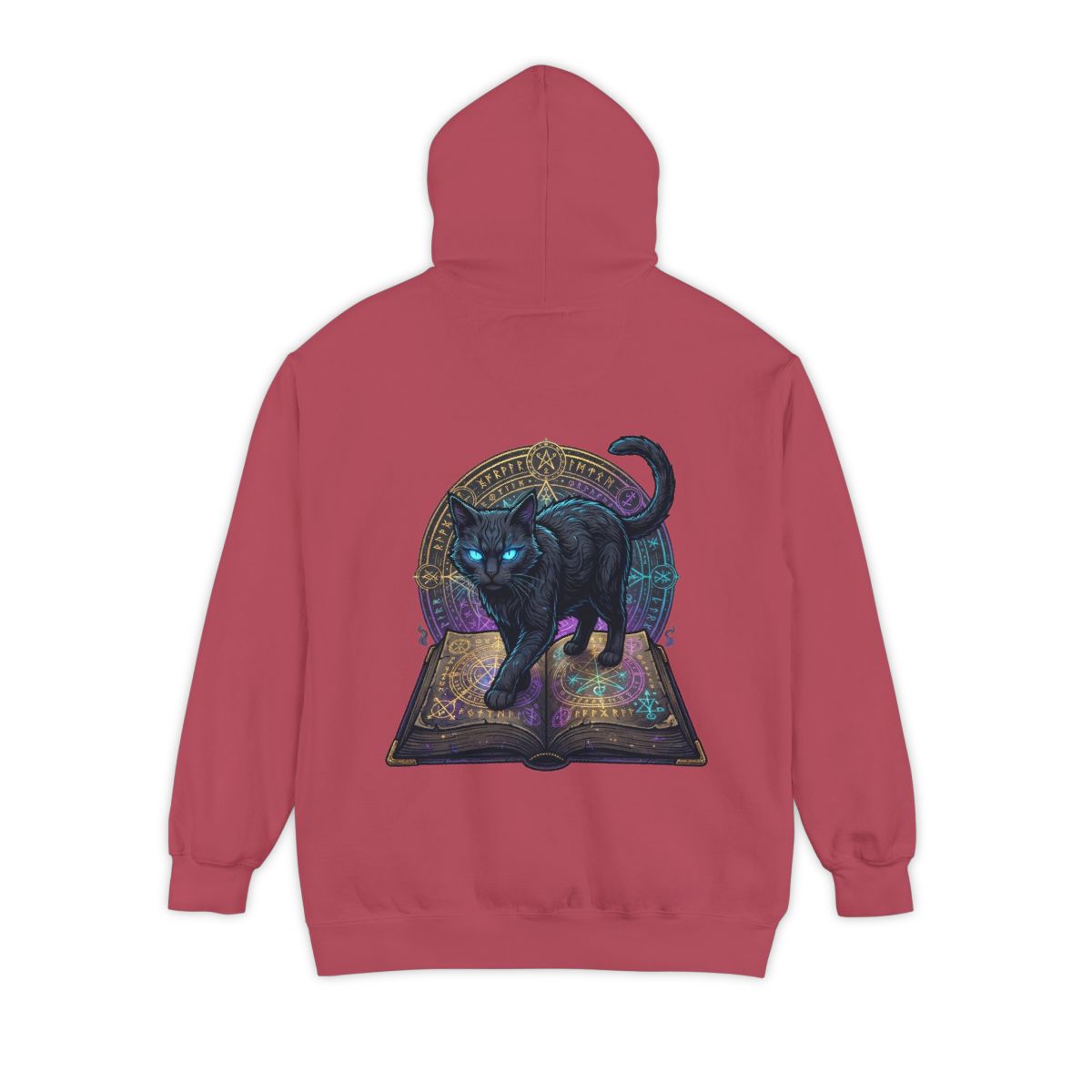 Color: Crimson | Guardian of the Book of Shadows Garment-Dyed Hoodie