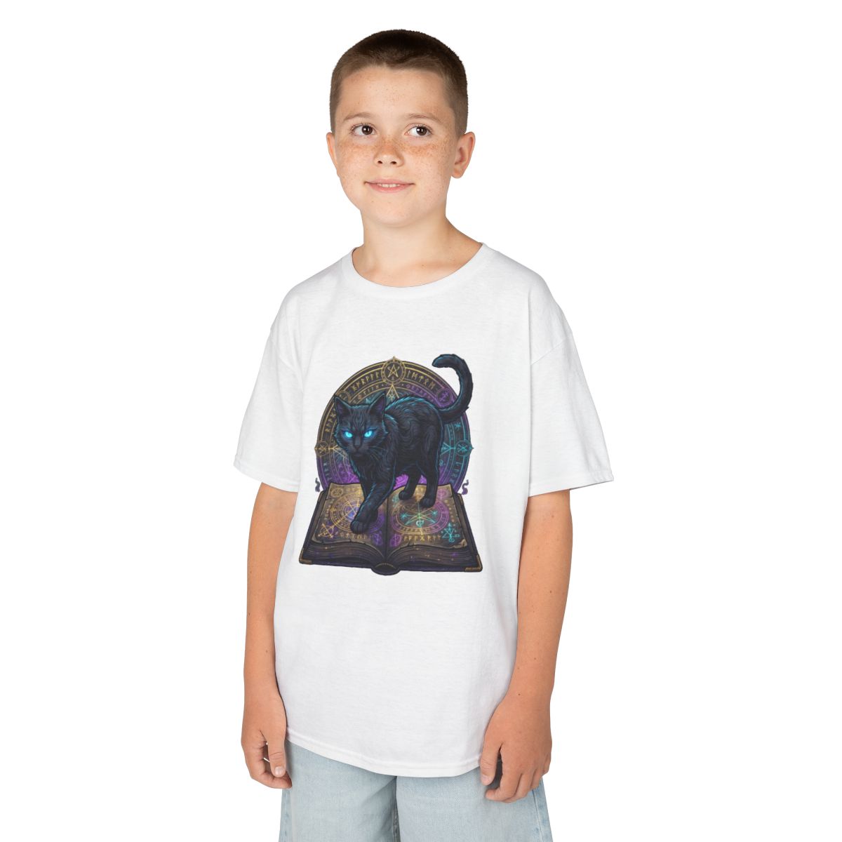Color: White | Guardian of the Book of Shadows Kids Tee
