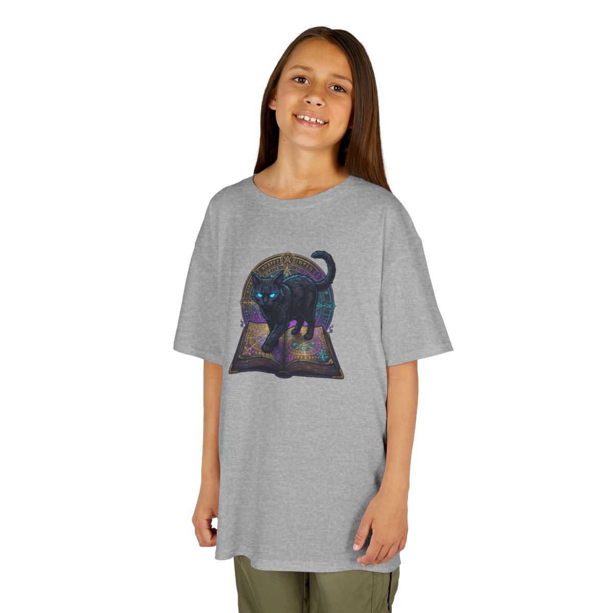 Color: Sport Grey | Guardian of the Book of Shadows Kids Tee