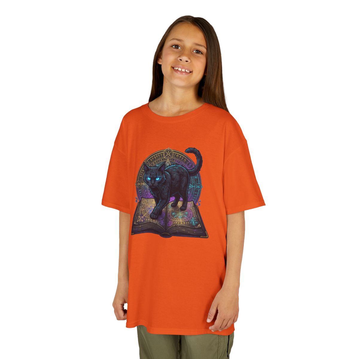 Color: Orange | Guardian of the Book of Shadows Kids Tee