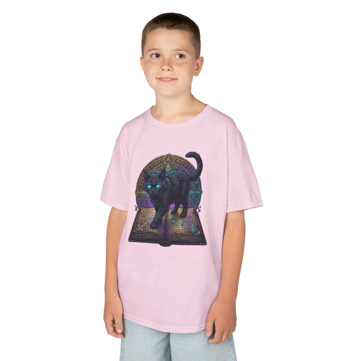 Color: Light Pink | Guardian of the Book of Shadows Kids Tee