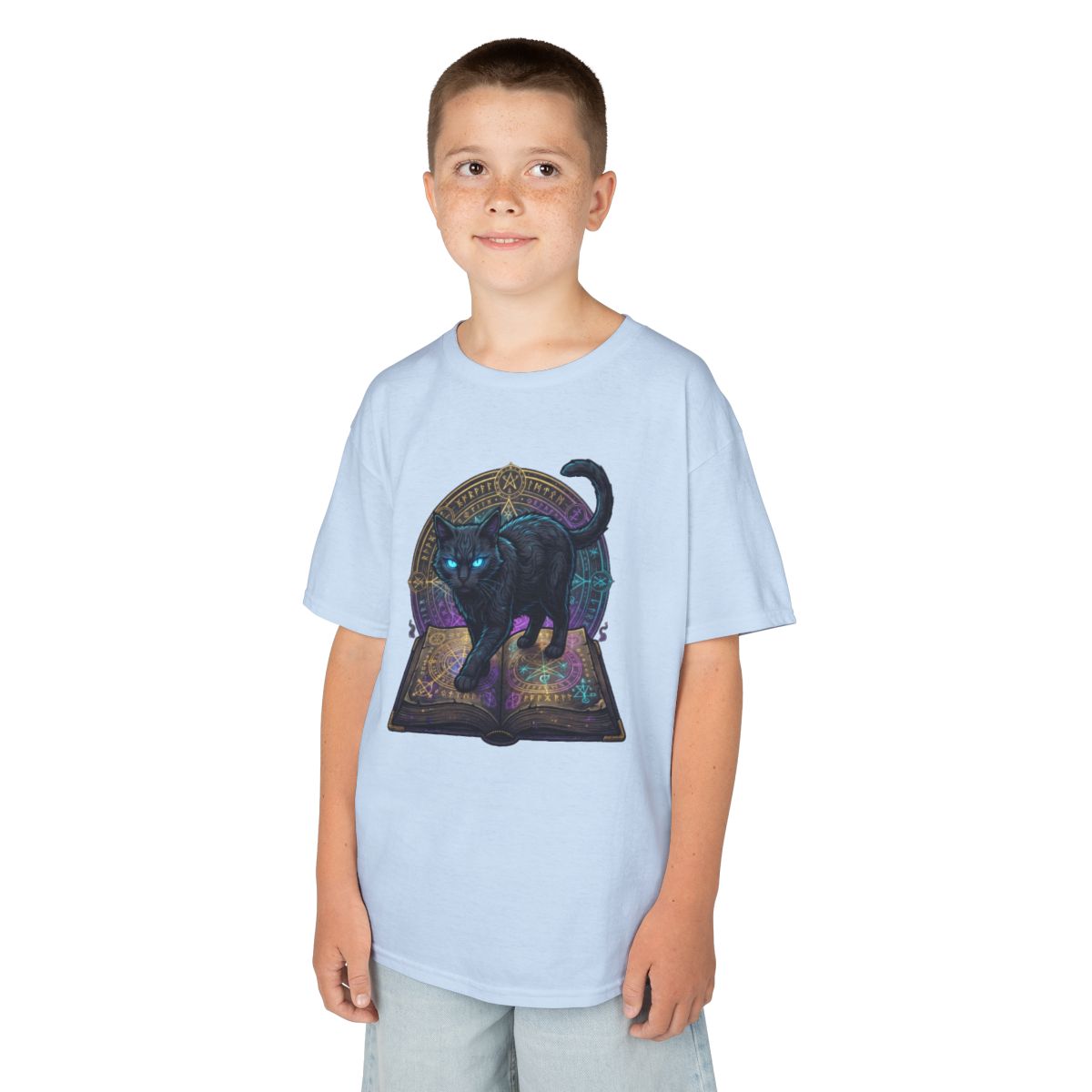 Color: Light Blue | Guardian of the Book of Shadows Kids Tee