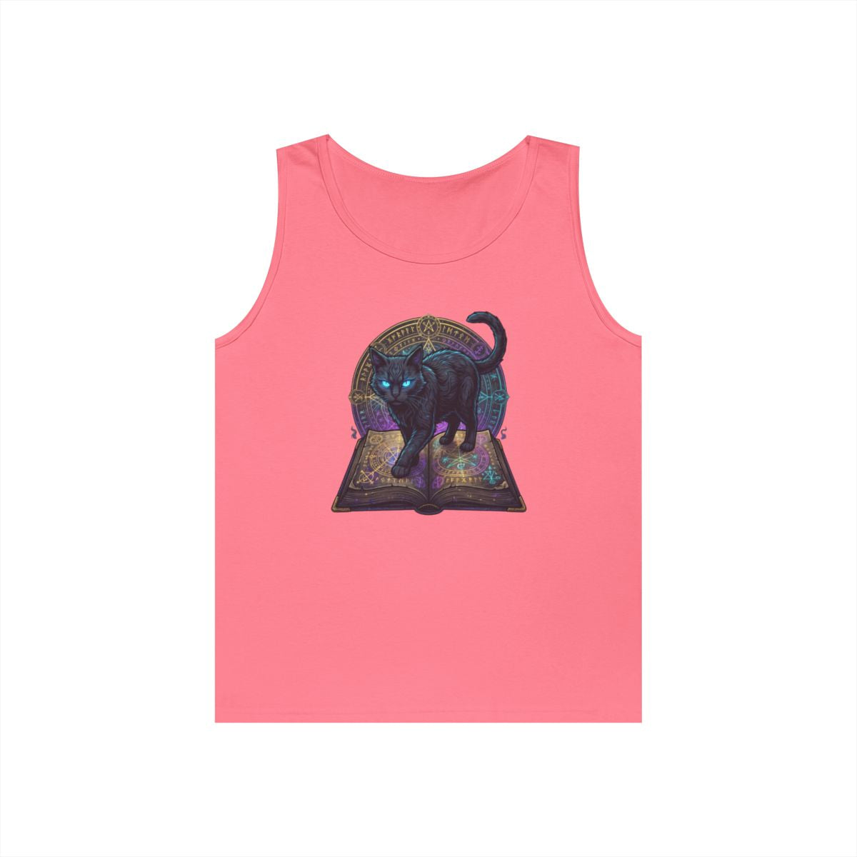 Color: Safety Pink | Guardian of the Book of Shadows Tank Top