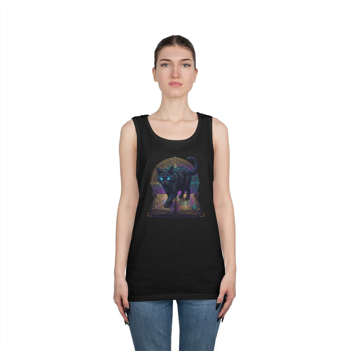 Color: Black | Guardian of the Book of Shadows Tank Top