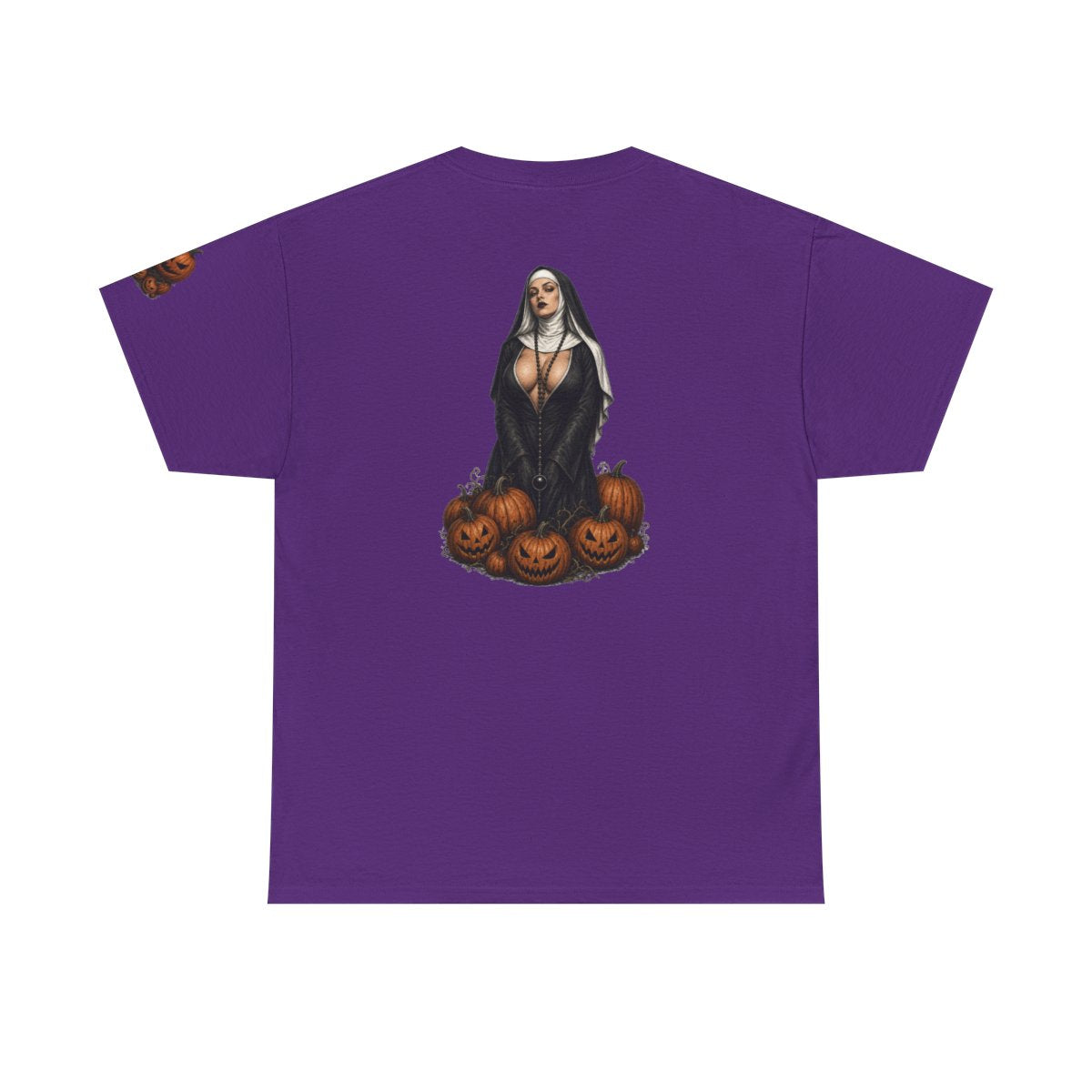 Color: Purple | Halloween Nun Premium Graphic Tee