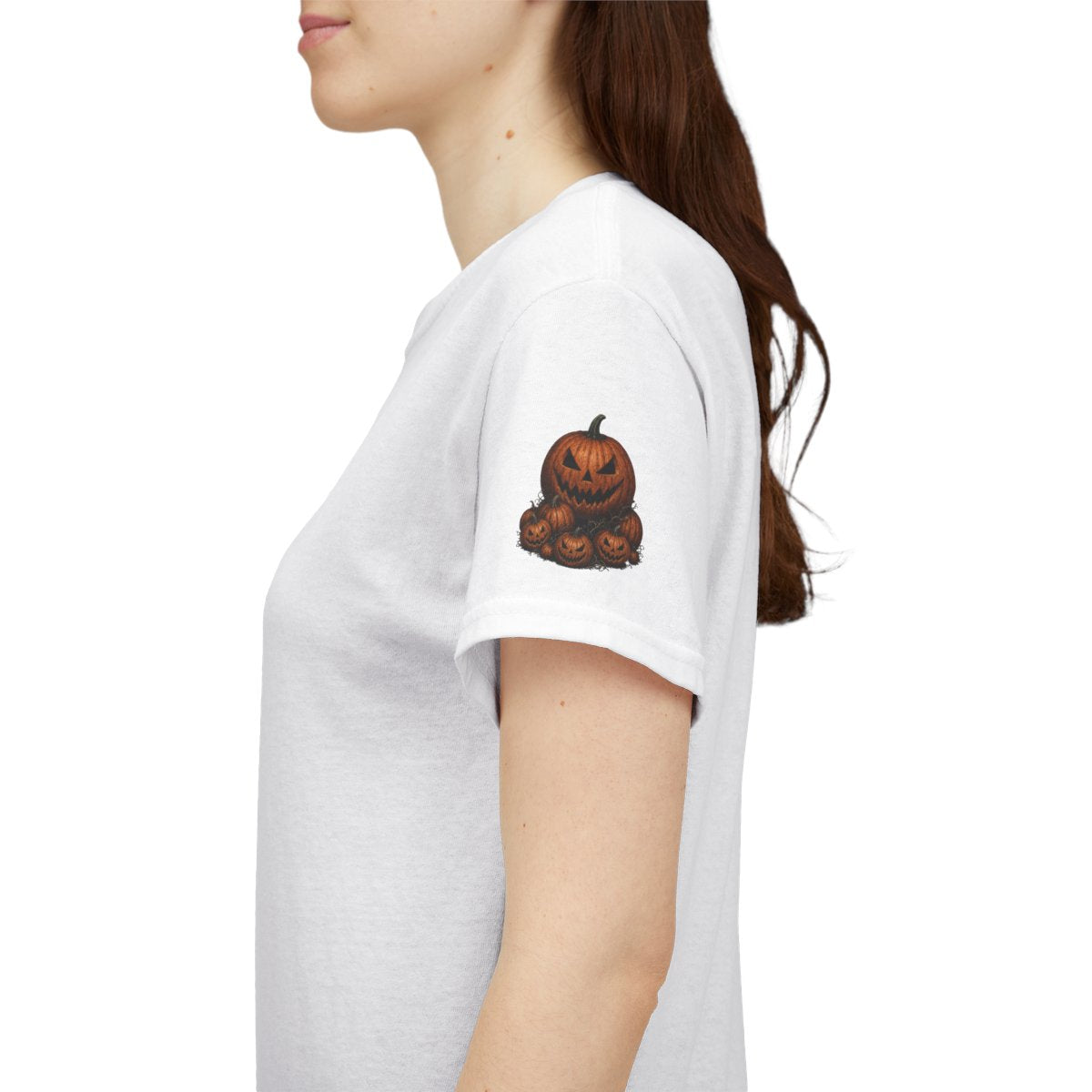 Color: White | Halloween Nun Premium Graphic Tee