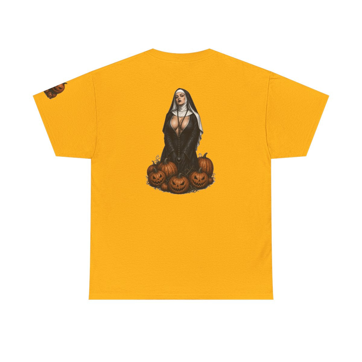 Color: Gold | Halloween Nun Premium Graphic Tee