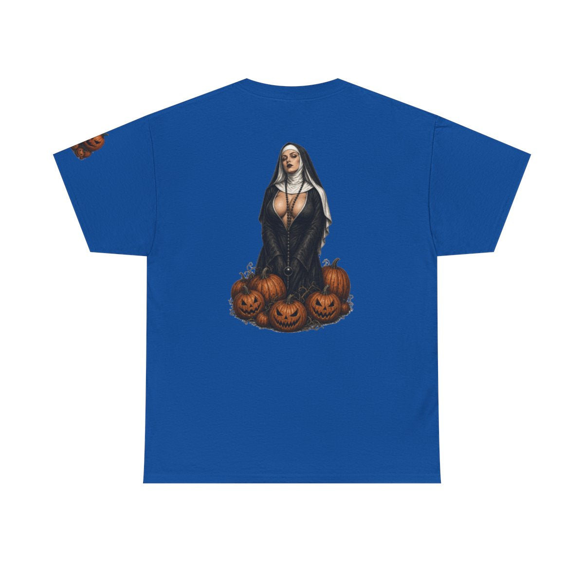 Color: Royal | Halloween Nun Premium Graphic Tee