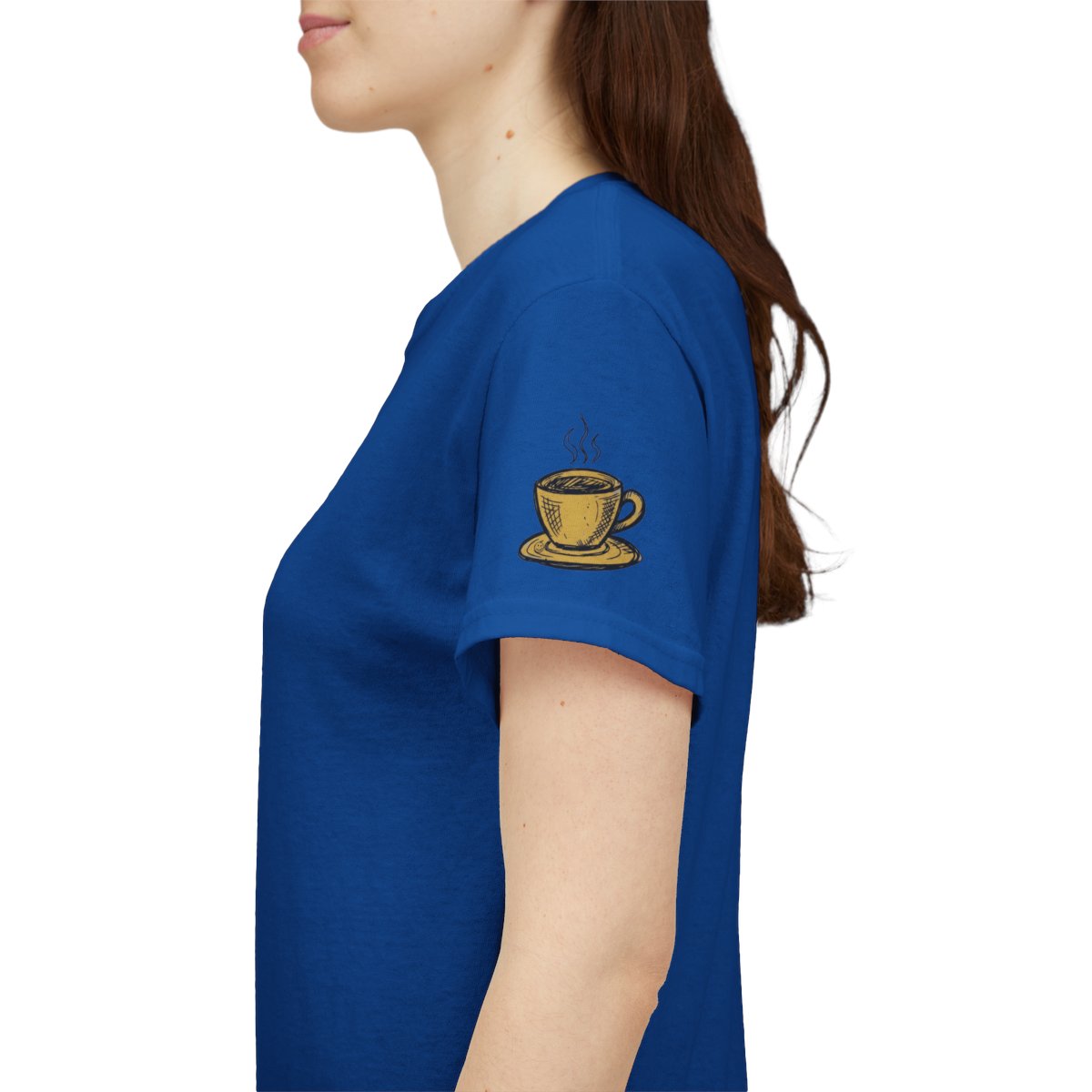 Color: Royal | Happy Coffee Premium Graphic Tee