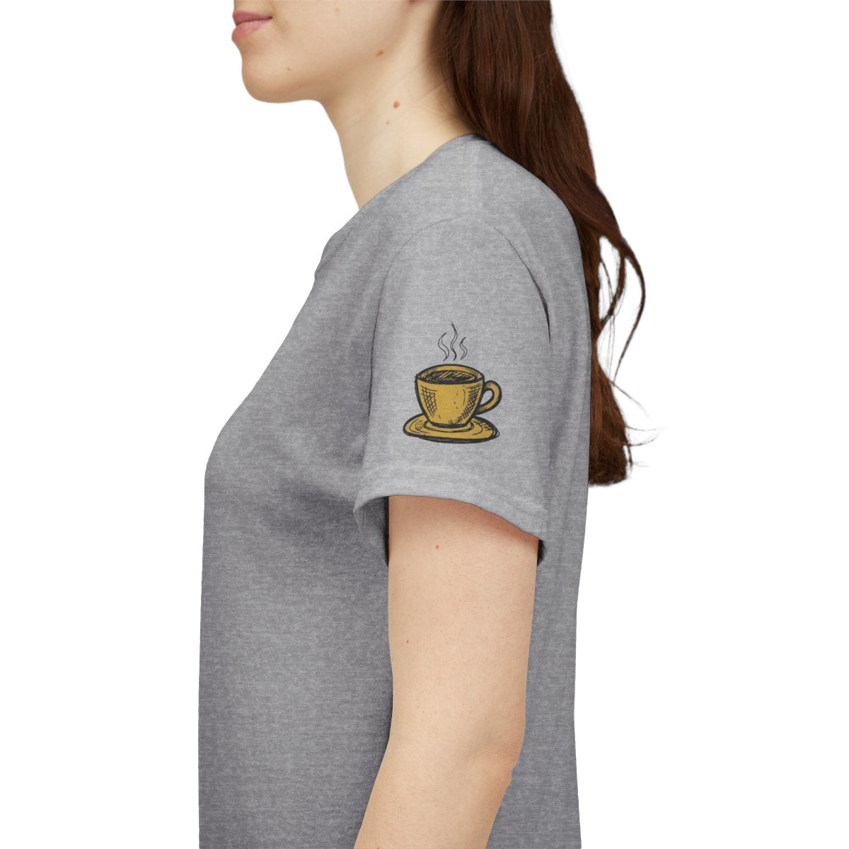 Color: Sport Grey | Happy Coffee Premium Graphic Tee