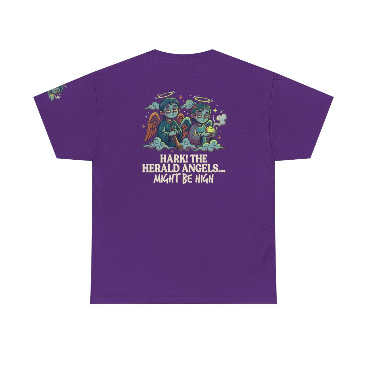 Color: Purple | Hark The Herald Angels Premium Graphic Tee