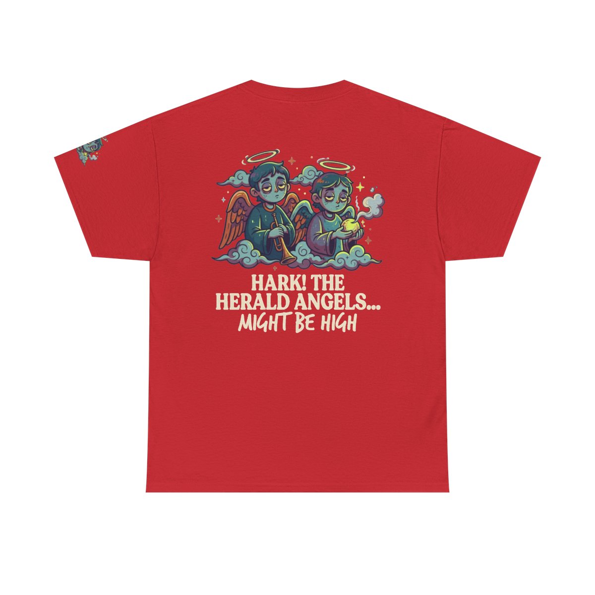 Color: Red | Hark The Herald Angels Premium Graphic Tee