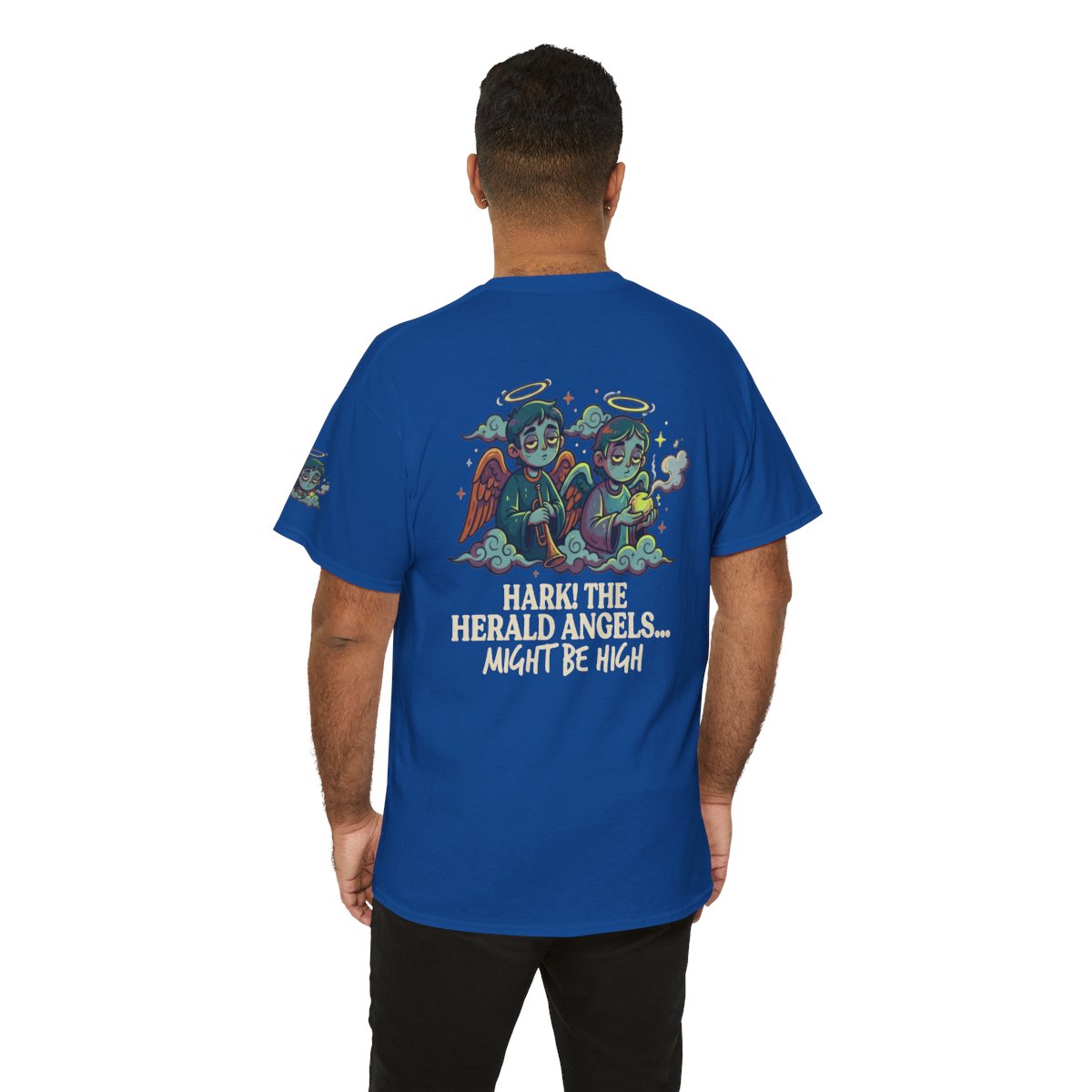 Color: Royal | Hark The Herald Angels Premium Graphic Tee