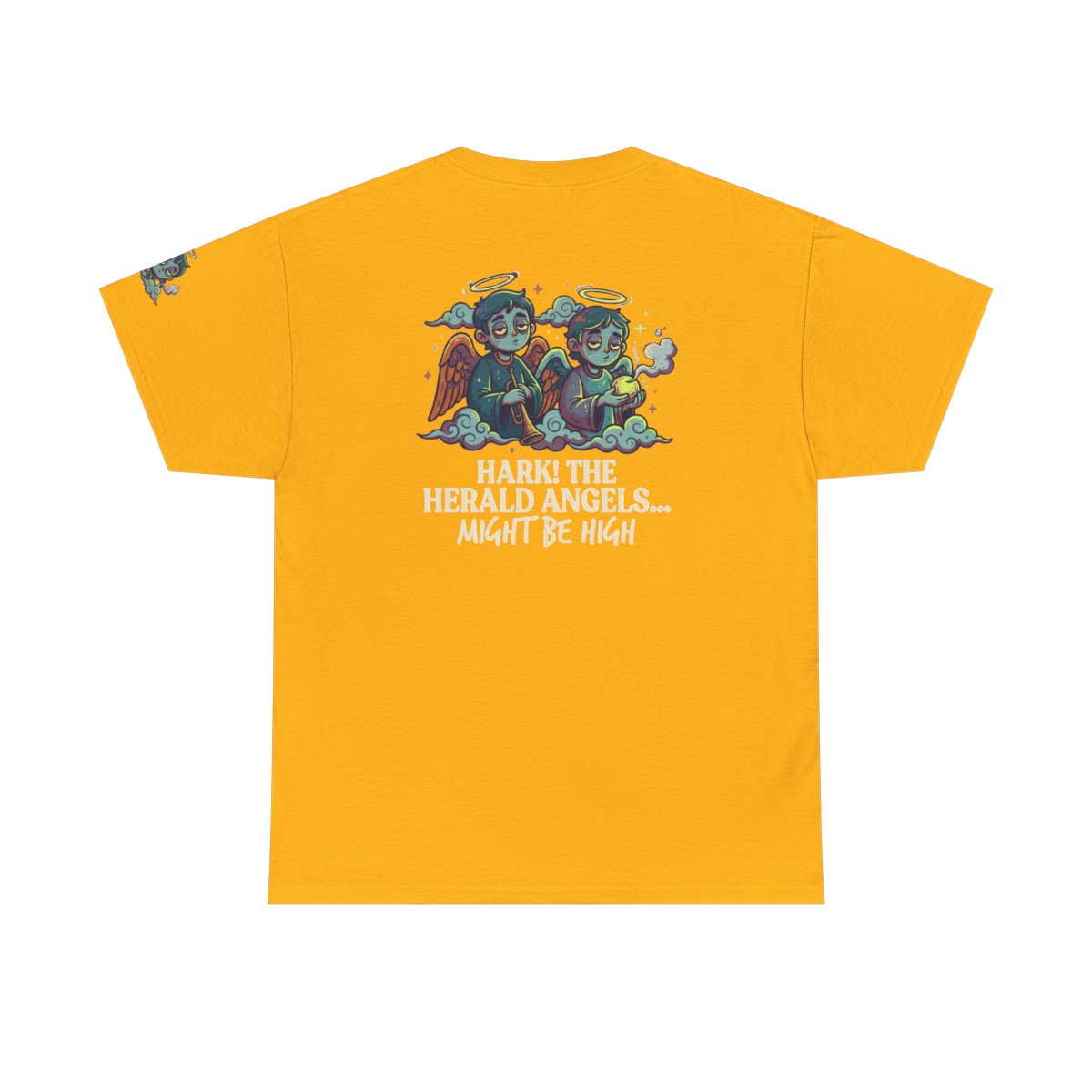 Color: Gold | Hark The Herald Angels Premium Graphic Tee