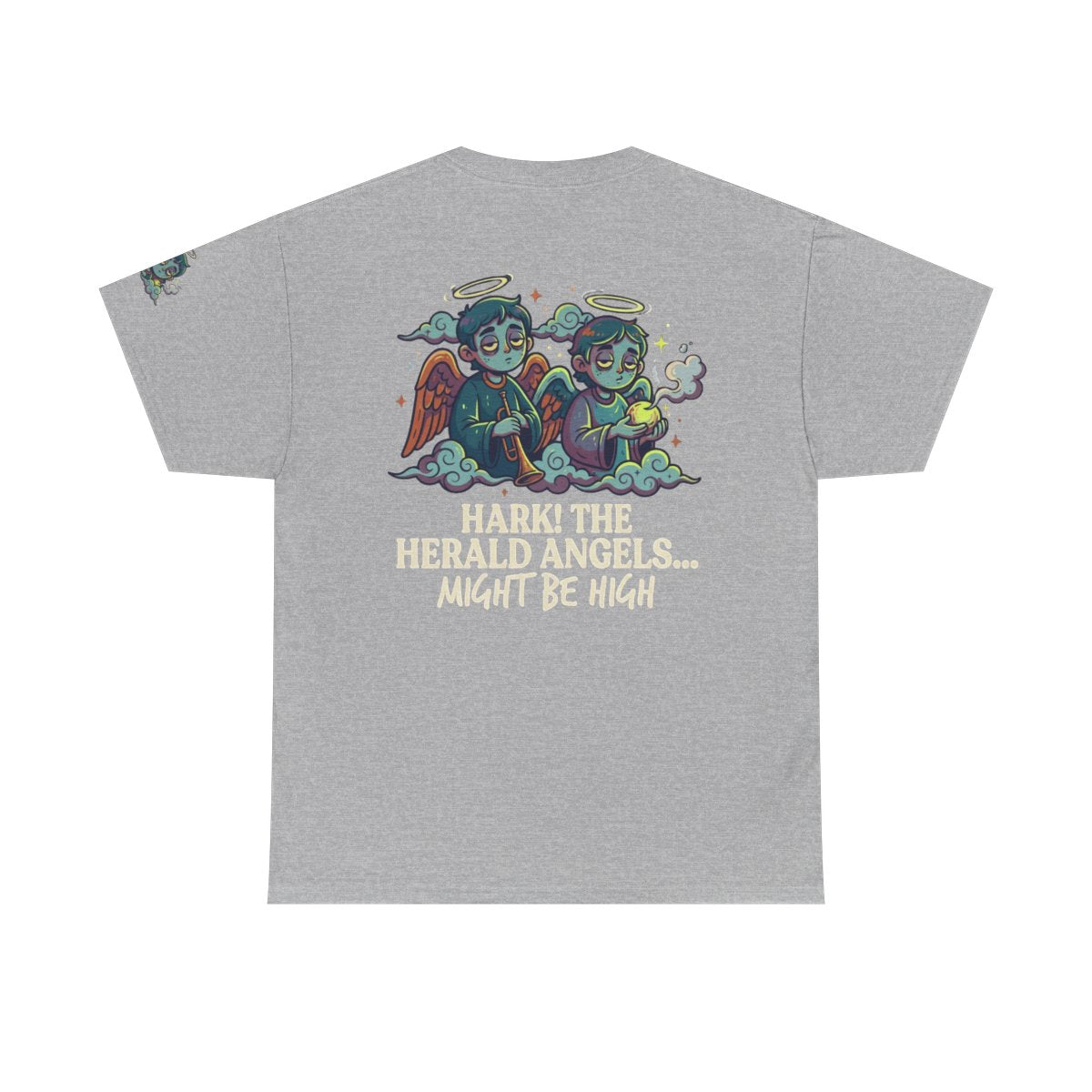 Color: Sport Grey | Hark The Herald Angels Premium Graphic Tee