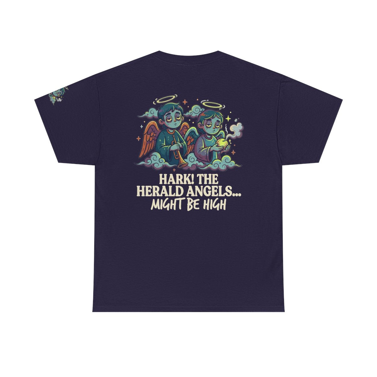 Color: Blackberry | Hark The Herald Angels Premium Graphic Tee