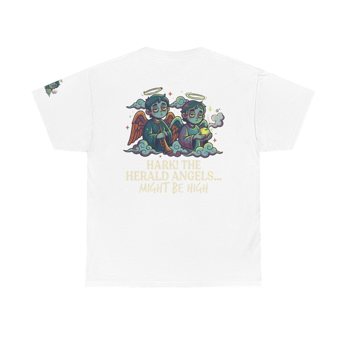 Color: White | Hark The Herald Angels Premium Graphic Tee
