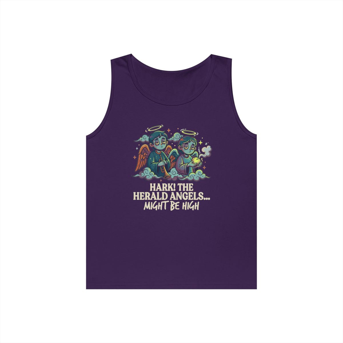 Color: Purple | Hark The Herald Angels Tank Top