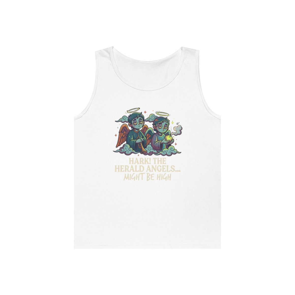Color: White | Hark The Herald Angels Tank Top