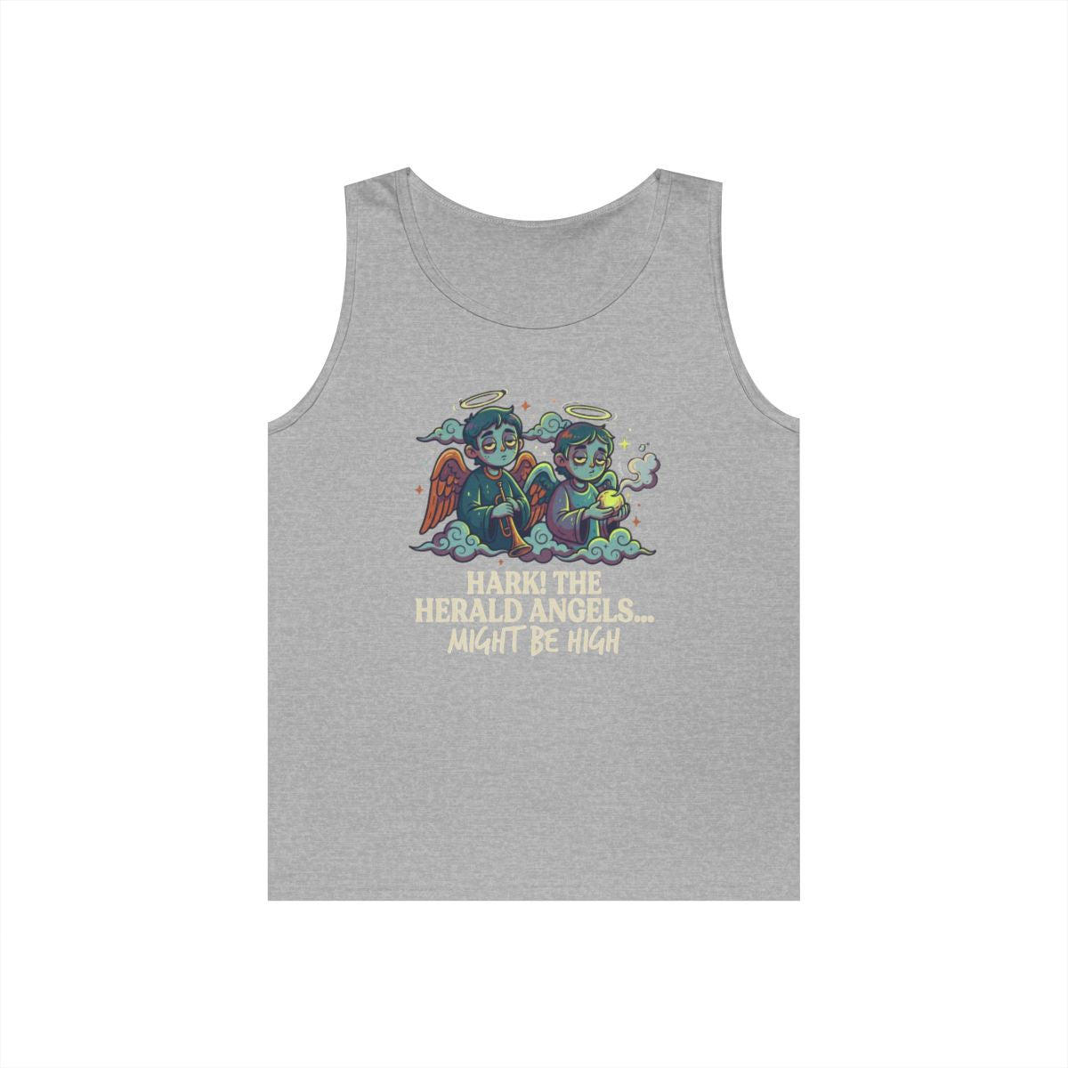 Color: Sport Grey | Hark The Herald Angels Tank Top