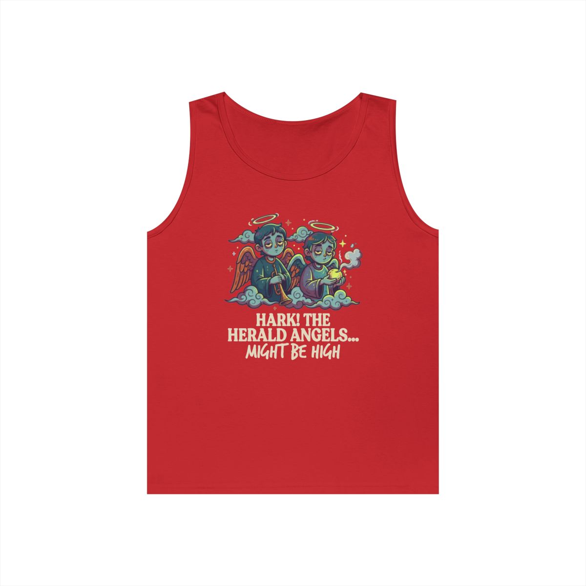 Color: Red | Hark The Herald Angels Tank Top