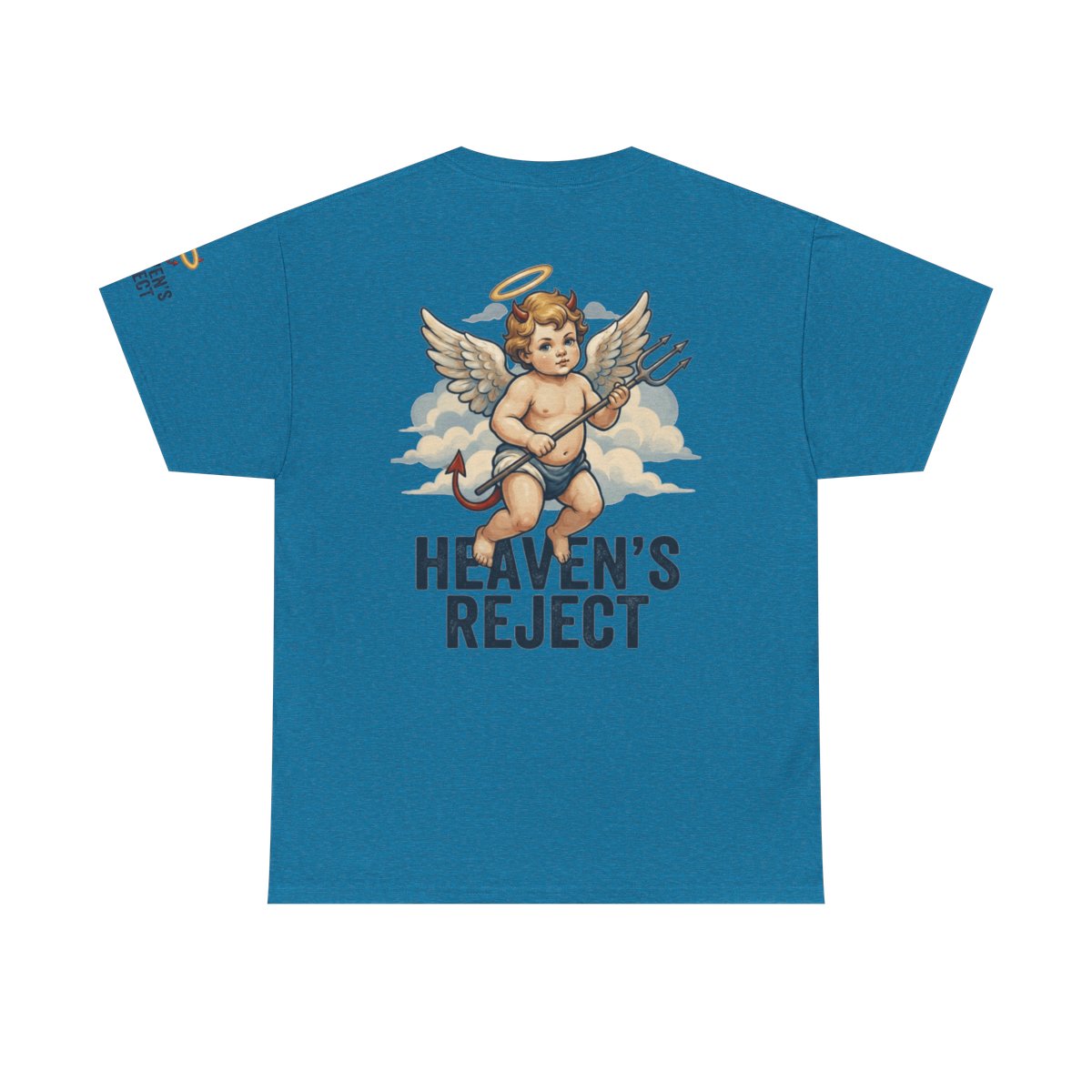 Color: Antique Sapphire | Heaven's Reject Premium Graphic Tee