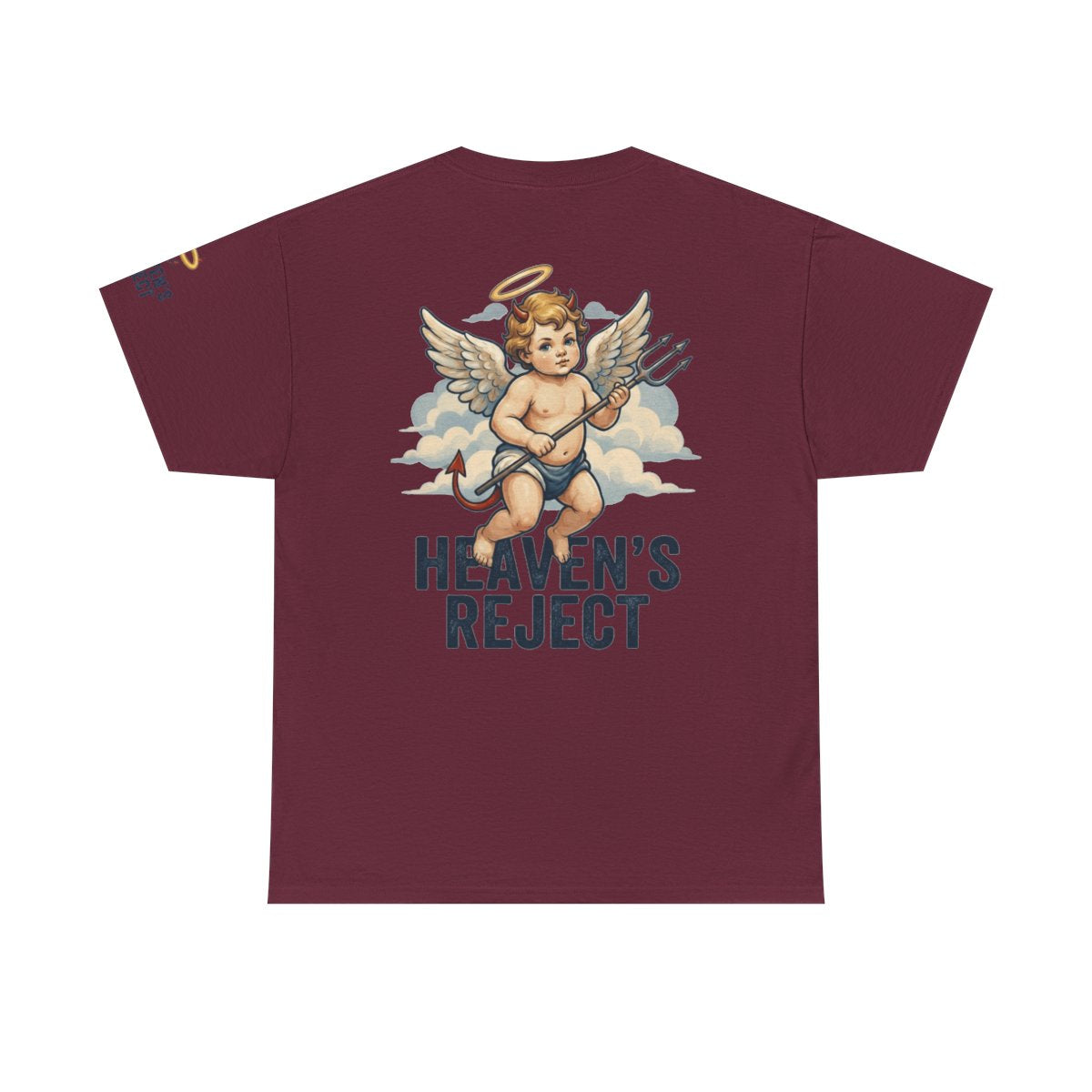 Color: Maroon | Heaven's Reject Premium Graphic Tee