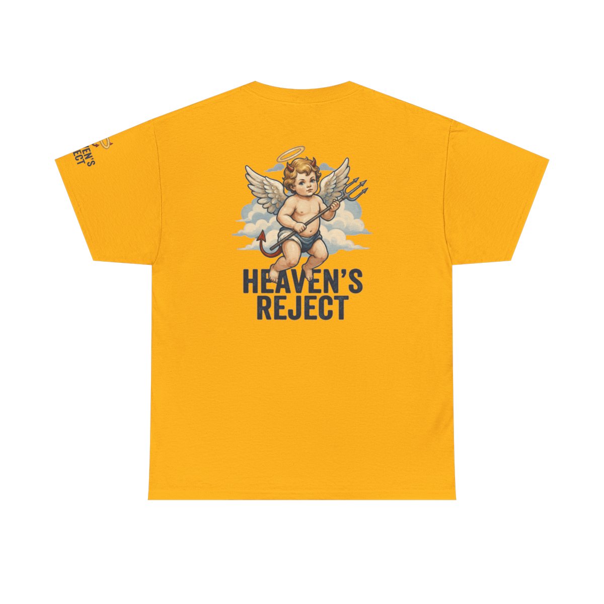 Color: Gold | Heaven's Reject Premium Graphic Tee