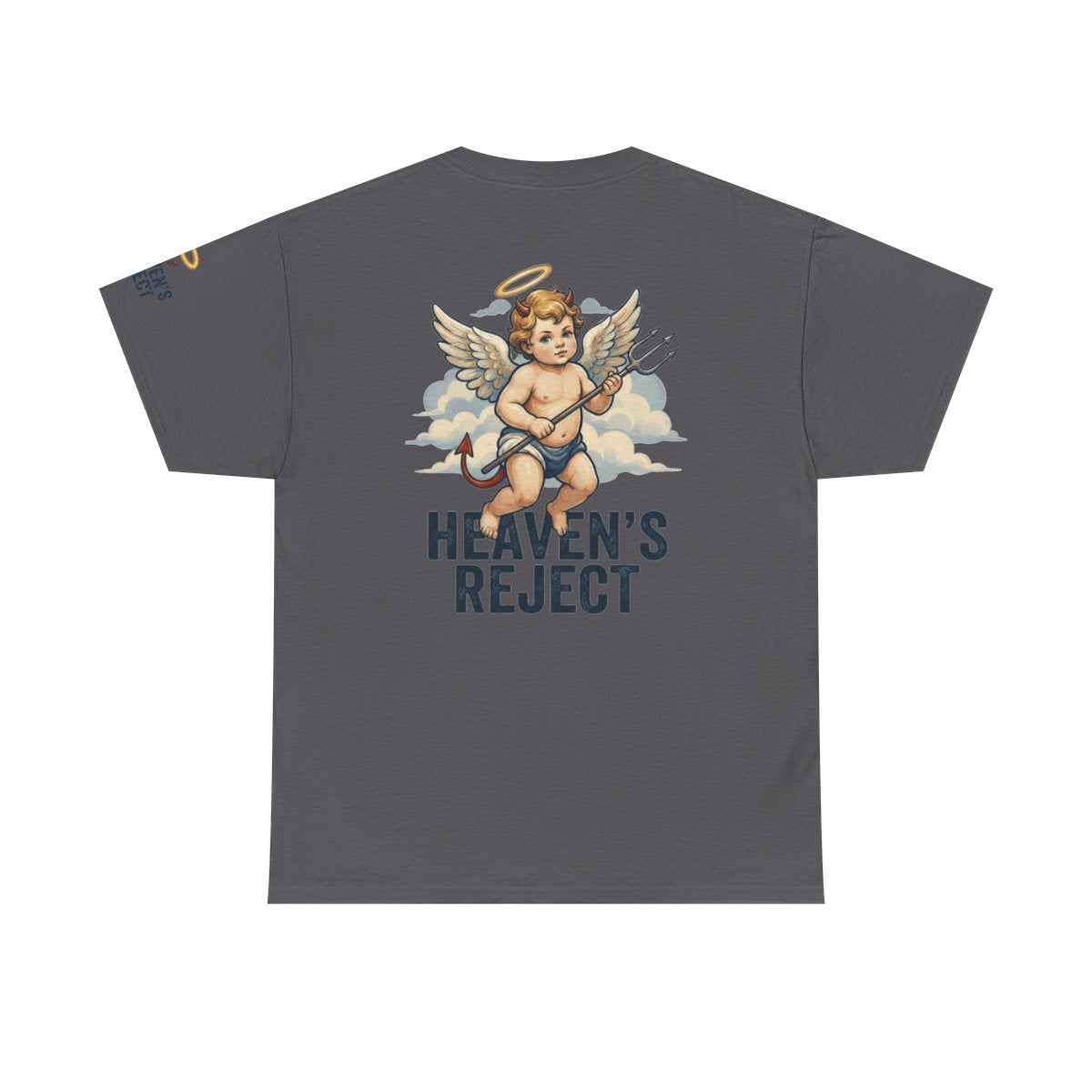 Color: Charcoal | Heaven's Reject Premium Graphic Tee